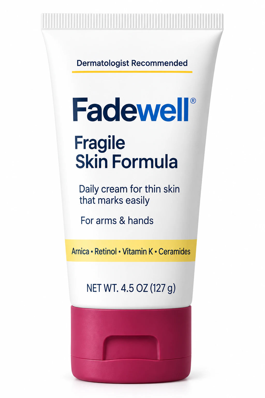 Fadewell Fragile Skin Formula tube