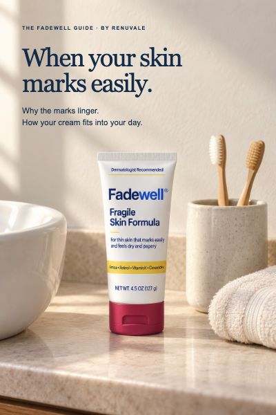 The Fadewell ebook: When your skin marks easily.