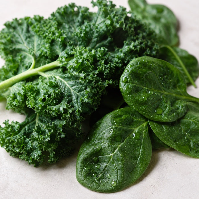 Fresh leafy greens, a natural source of vitamin K